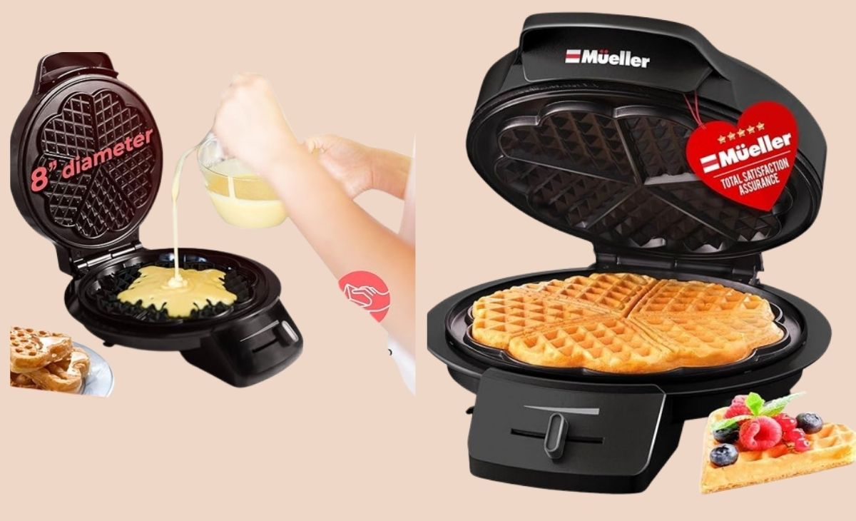 Mueller Heart Waffle Maker