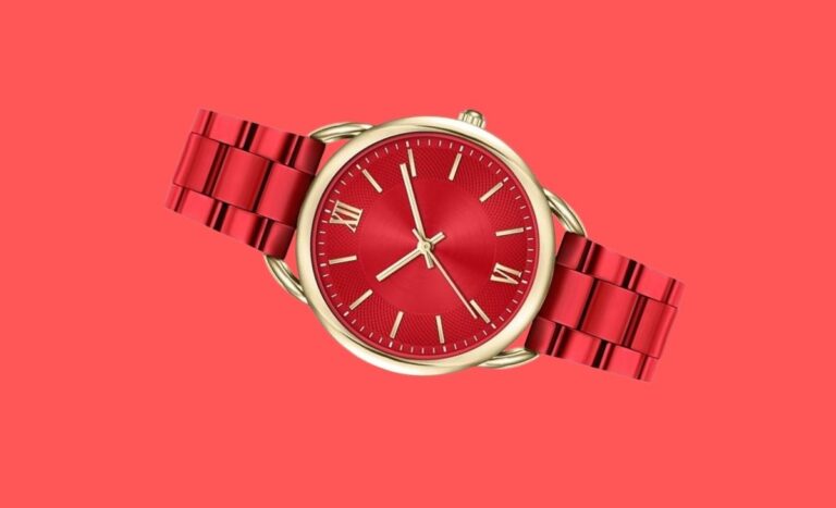 Womens Bracelet Watch Red Versace